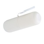 Toothbrush holder for travel, white color, model R01DA